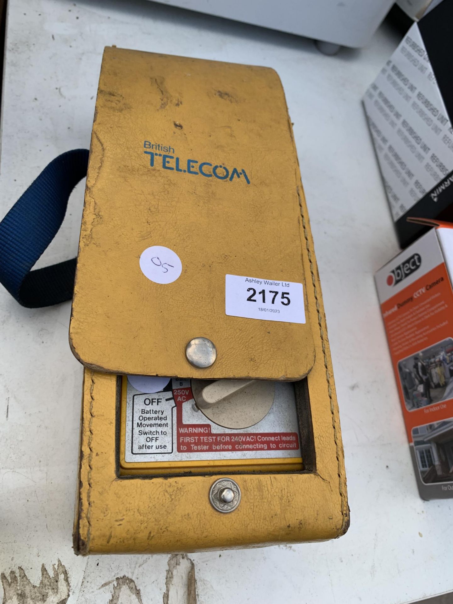 A CASED BRIITISH TELECOM TESTER - Image 2 of 2