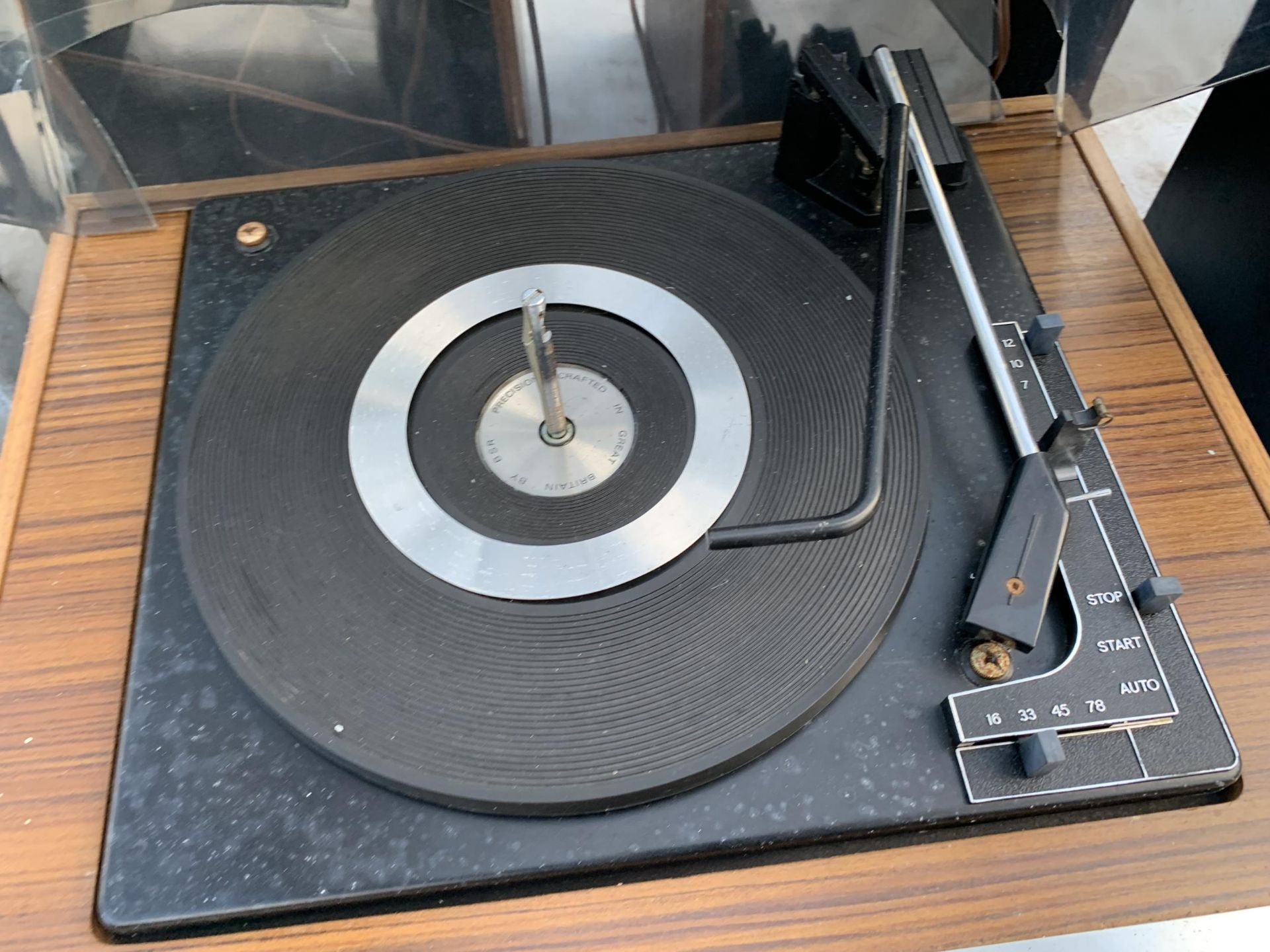 A FERGUSON RECORD PLAYER AND A PAIR OF WOODEN CASED SPEAKERS - Image 3 of 3