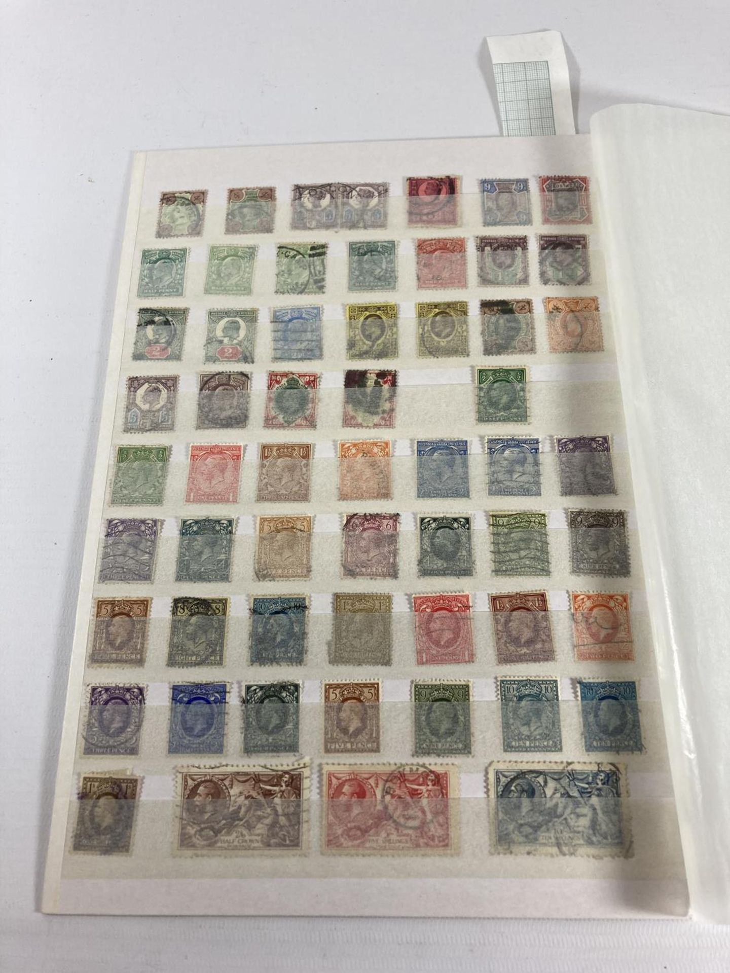 A COLLECTION OF G.B VICTORIAN & LATER STAMPS ON SHEETS - Image 2 of 5