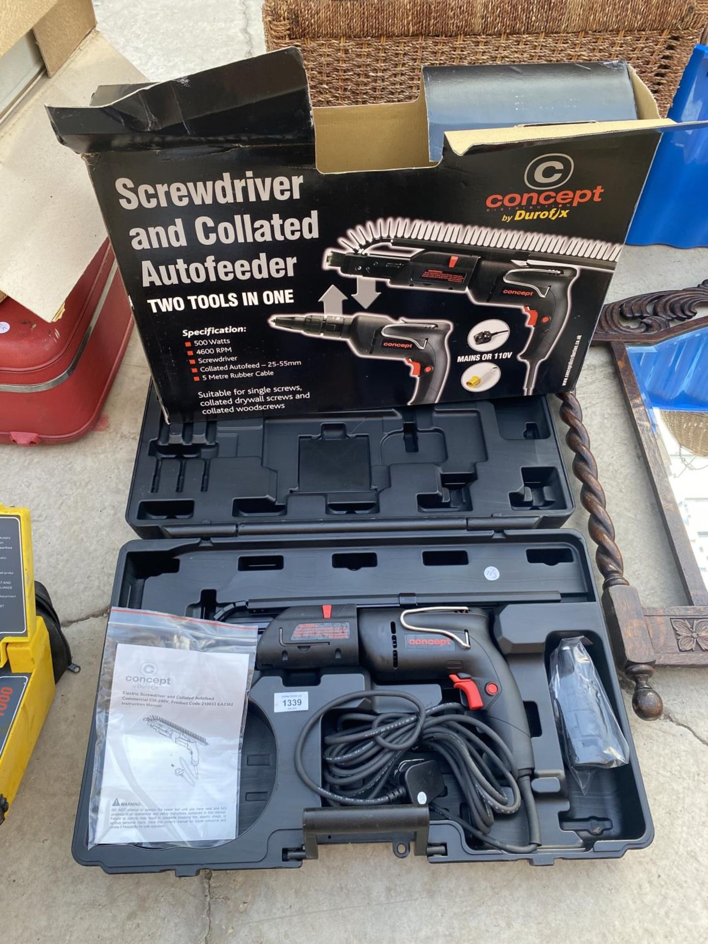 A NEW AND BOXED CONCEPT BY DUROFIX SCREWDRIVER AND COLLATED AUTOFEEDER