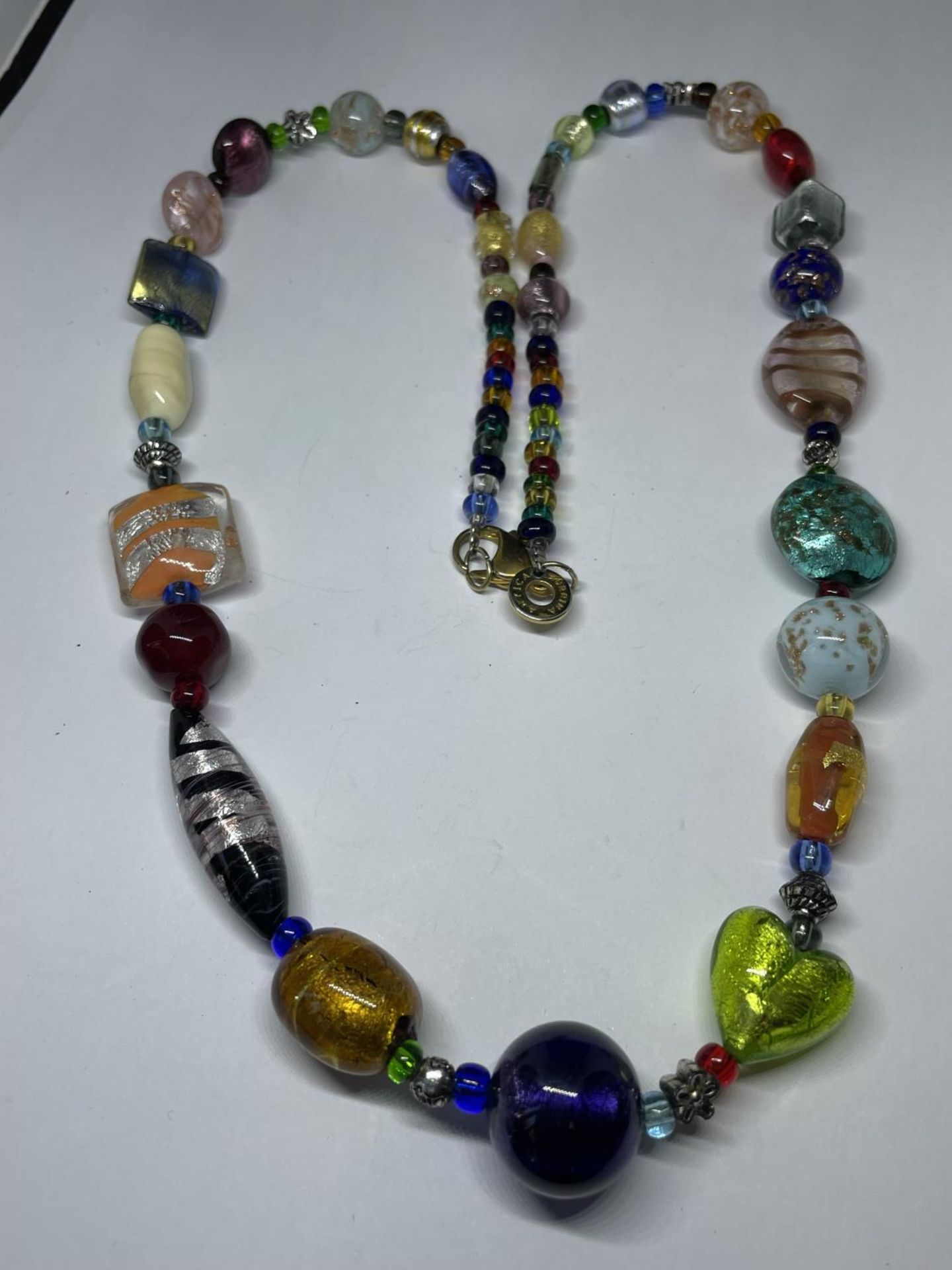 A MURANO GLASS NECKLACE