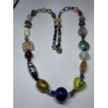 A MURANO GLASS NECKLACE