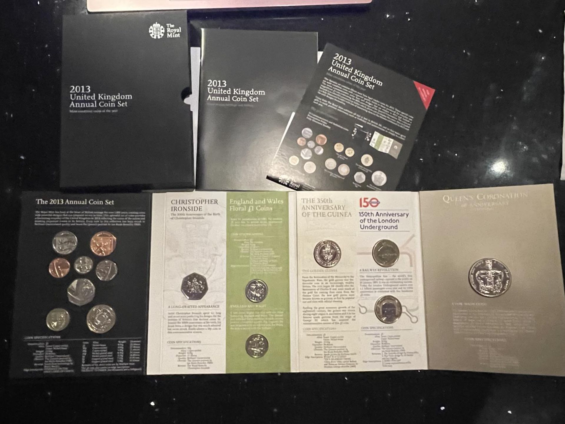 UK , ROYAL MINT , 2013 , ANNUAL COIN SET OF 15 . PRISTINE CONDITION