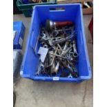 A LARGE ASSORTMENT OF VARIOUS SPANNERS ETC