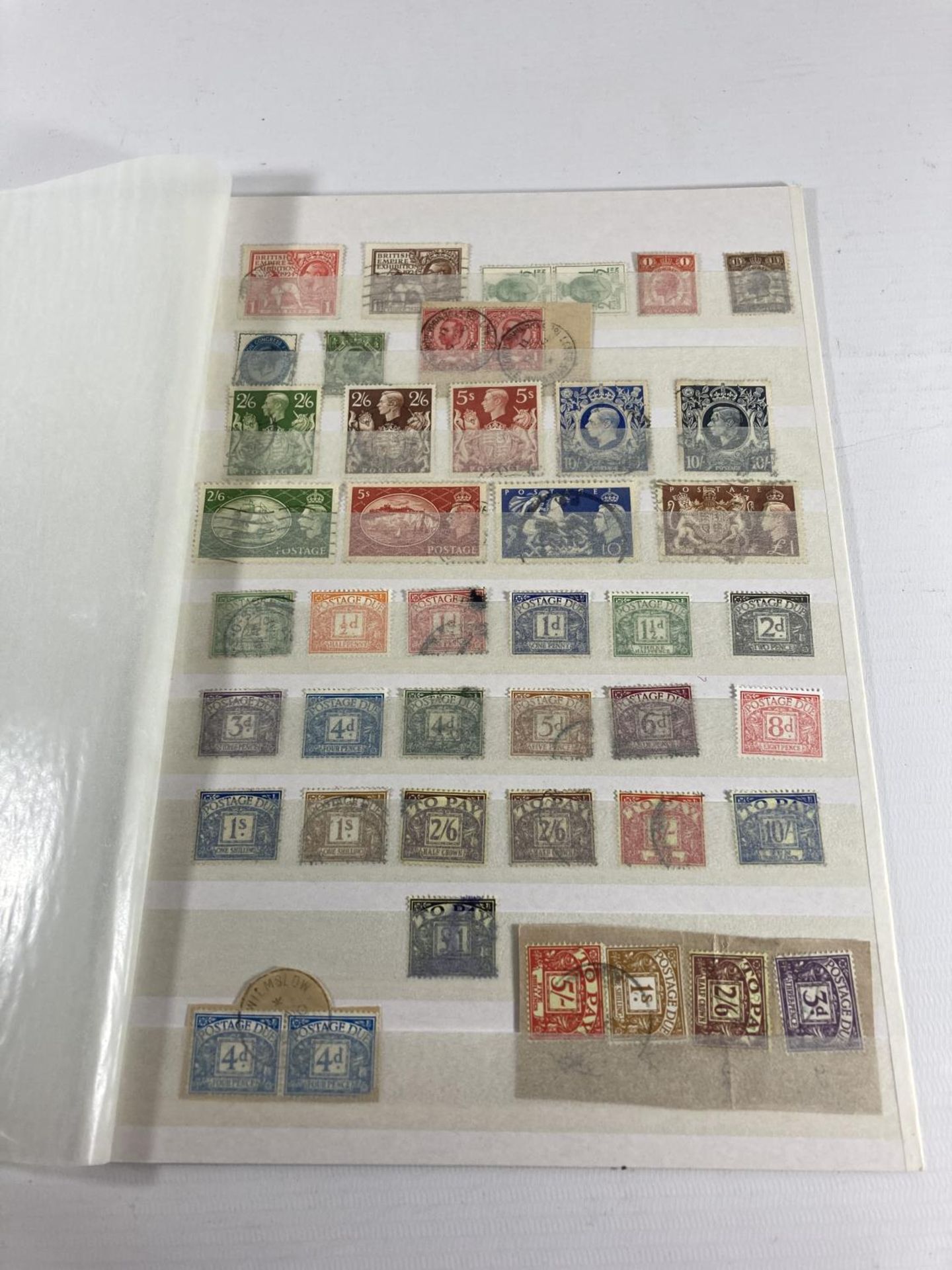 A COLLECTION OF G.B VICTORIAN & LATER STAMPS ON SHEETS - Image 3 of 5