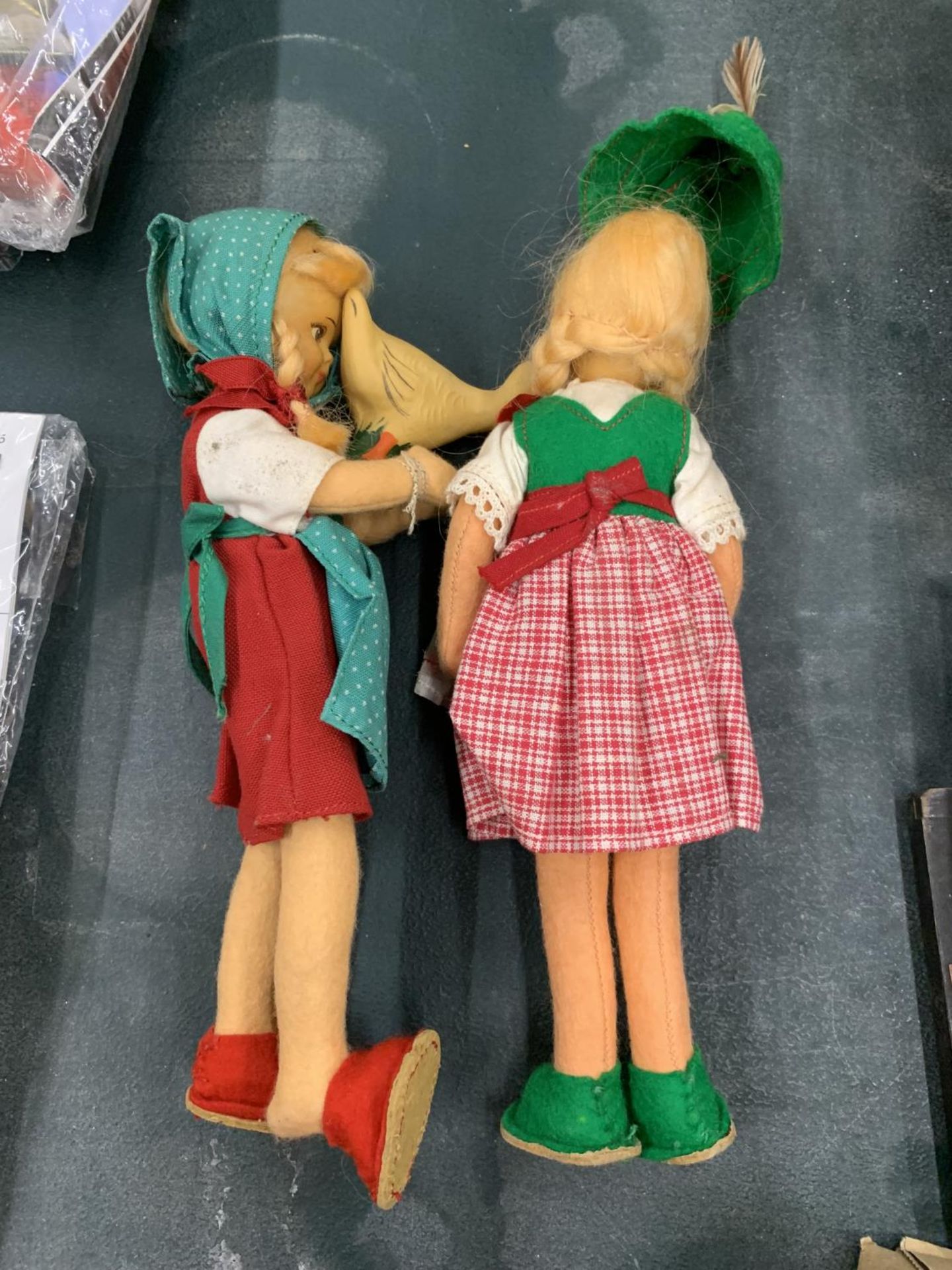 TWO VINTAGE NORAH WELLINGS STYLE DOLLS - Image 2 of 2