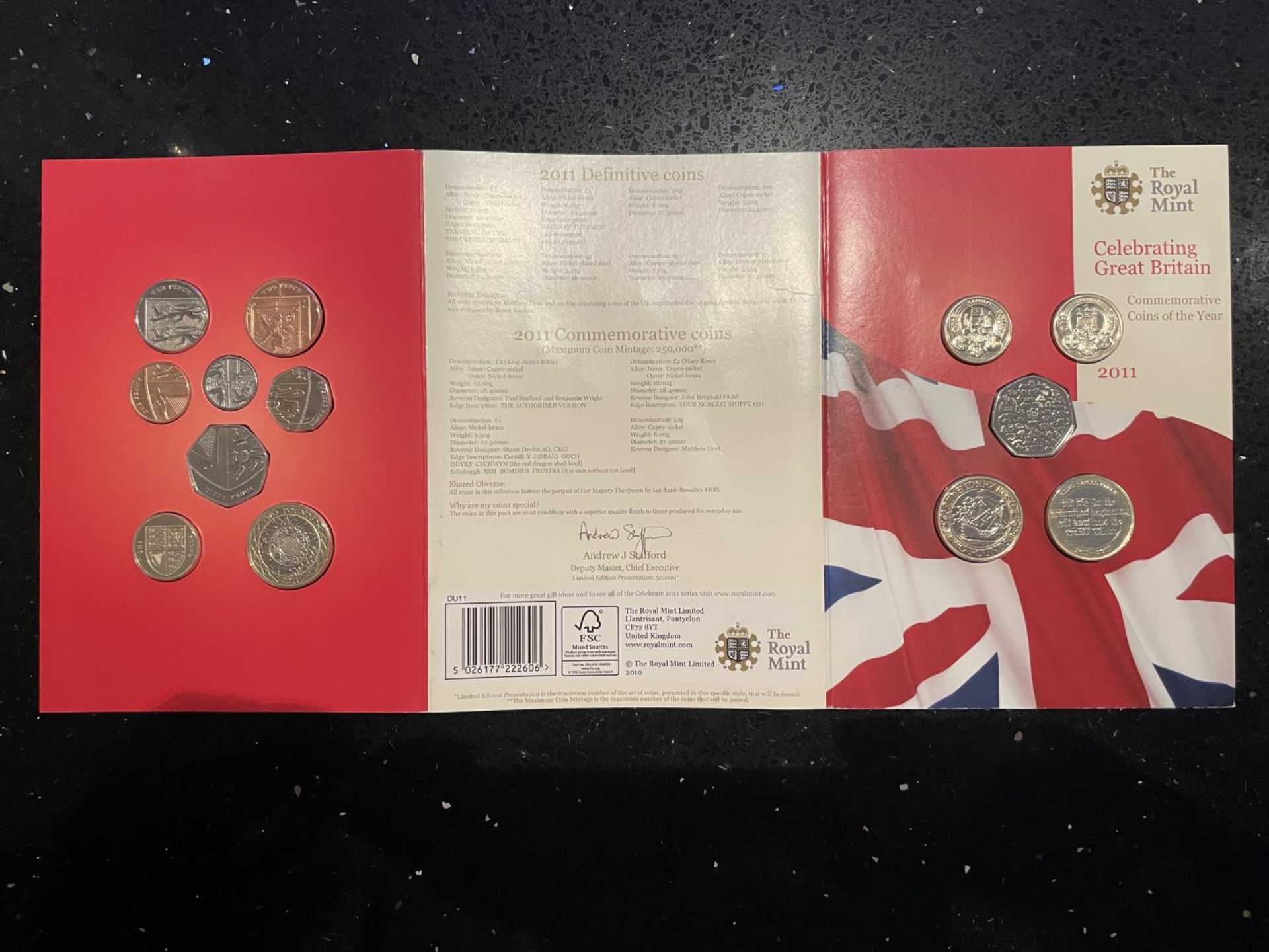 UK , ROYAL MINT , 2011 , COINS OF THE YEAR . PRISTINE CONDITION