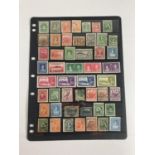 A GROUP OF NEWFOUNDLAND STAMPS ON SHEETS