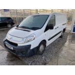 A CITROEN DISPATCH VAN - 20 LITRE DIESEL REG : OIB5311 WITH KEY AND LOG BOOK, NO MOT, NO WARRANTY IS