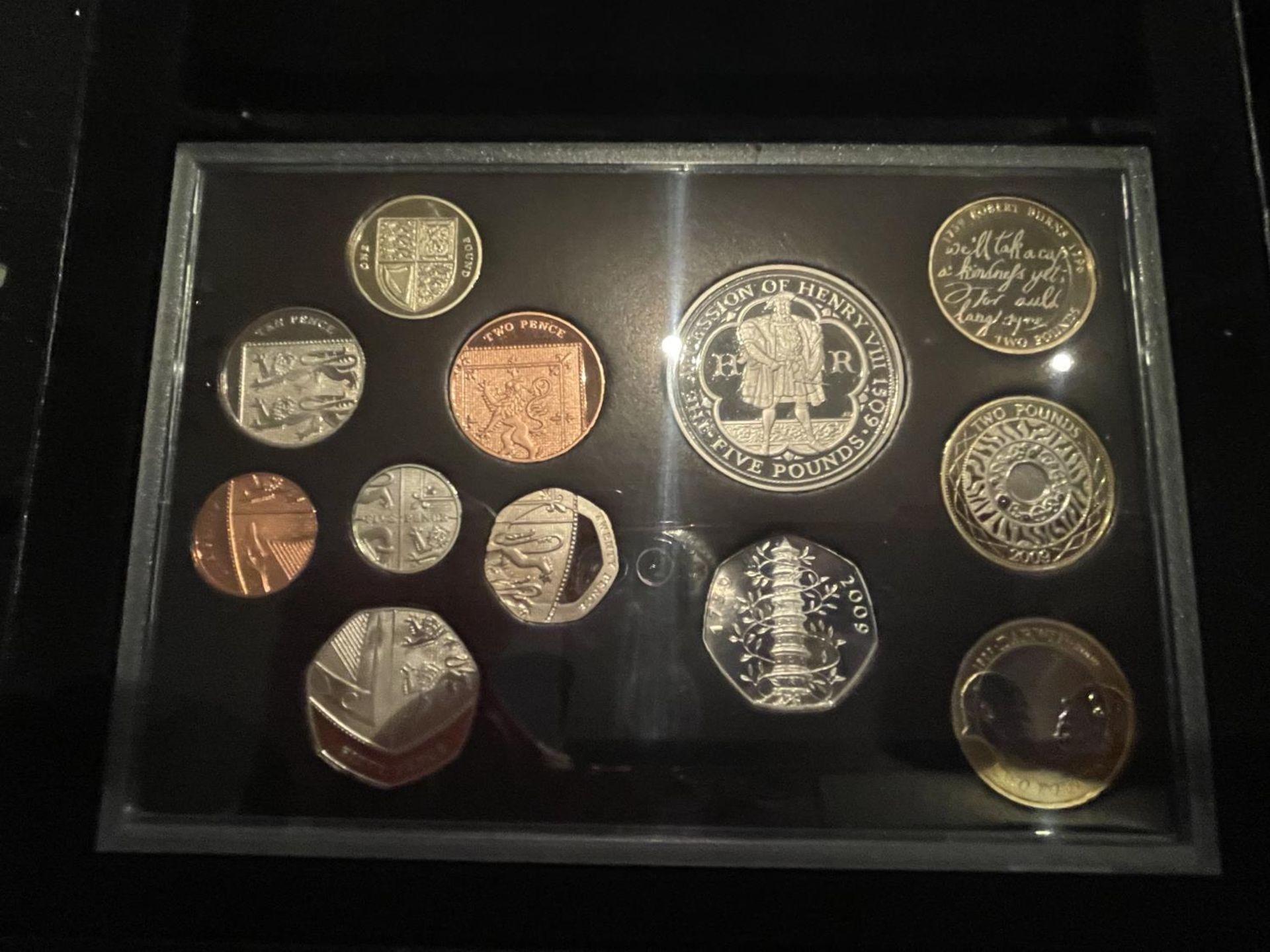 UK , ROYAL MINT , 2009 COIN SET , WITH KEW GARDENS 50P . PRISTINE CONDITION . E 350/400 R 290 . - Image 3 of 3