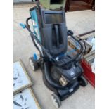 A MACALLISTER LAWN MOWER WITH BRIGGS AND STRATTON PETROL ENGINE