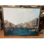 JOHN FOSTER 'PONTE DI RIALTO', OIL ON CANVAS, SIGNED AND DATED 2010 VERSO, 80X101CM, FRAMED