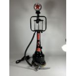 A TEXACO PETROL PUMP STYLE LAMP BASE, HEIGHT 68CM