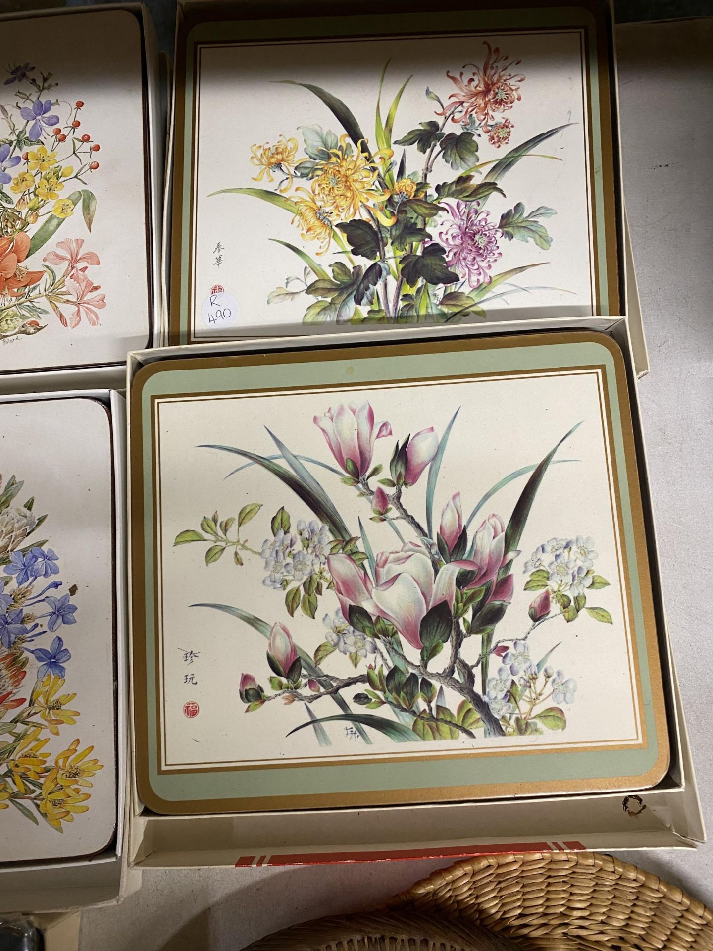 FIVE BOXED SETS OF PLACE MATS - Image 3 of 4