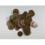 A MIXED GROUP OF BRITISH COPPER COINS