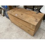 A PINE TOOL CHEST