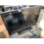 A SONY BRAVIA 32" TELEVISION WITH REMOTE CONTROL