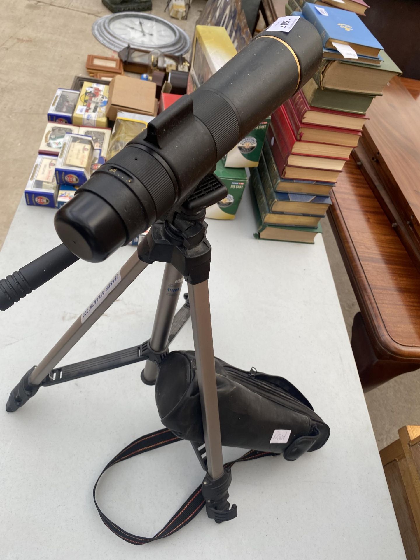 A TELESCOPE AND A JESSOP ATLANTIC 220 TRIPOD STAND - Image 2 of 2