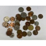 A MIXED GROUP OF NORTH AMERICAN COINS TO INCLUDE U.S.A, CANADA & MEXICO