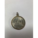 A 1776 - 1976 U.S.A HALF DOLLAR COIN PENDANT