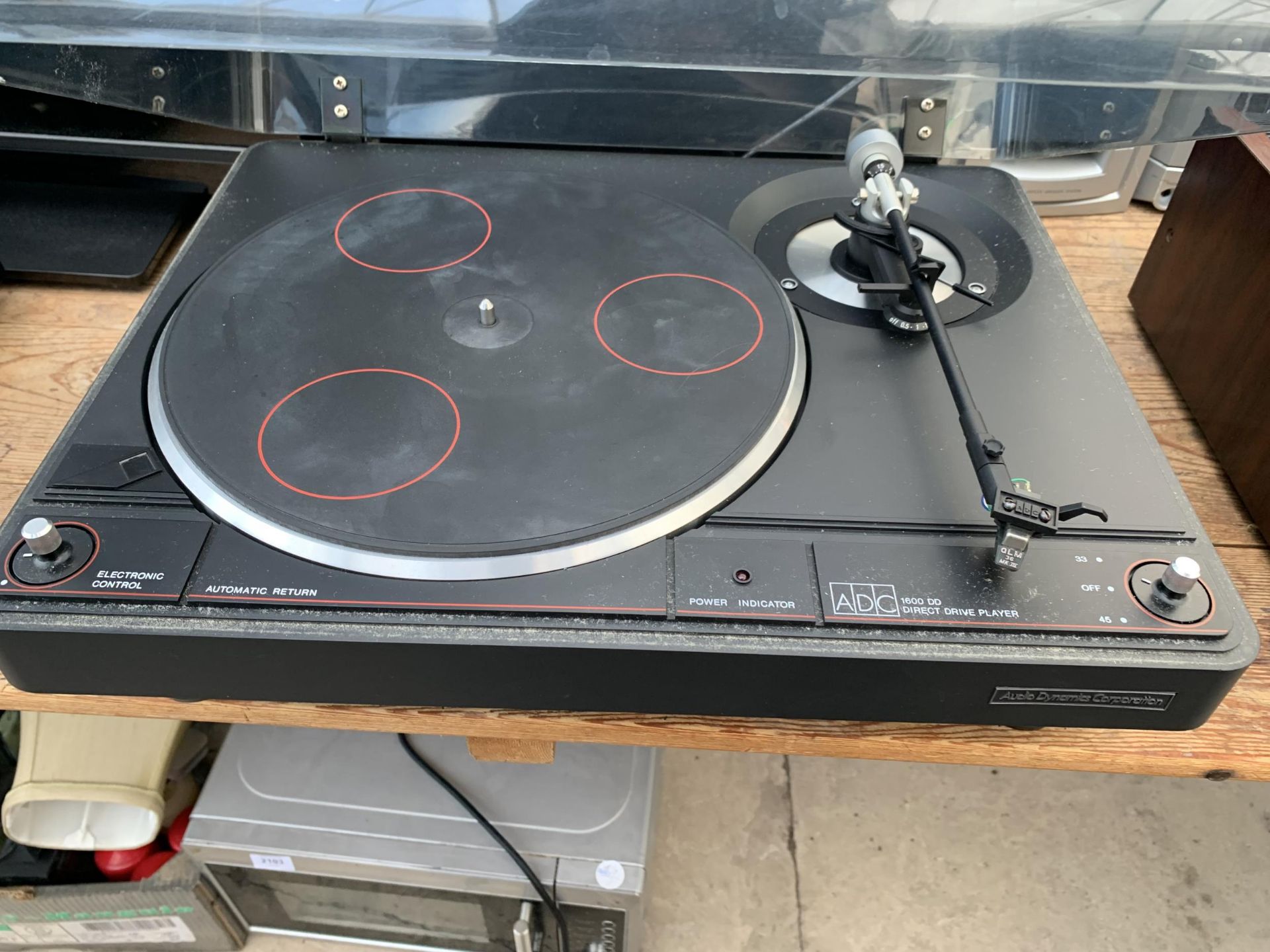 AN AUDIO DYNAMICS CORPORATION RECORD PLAYER - Image 2 of 2