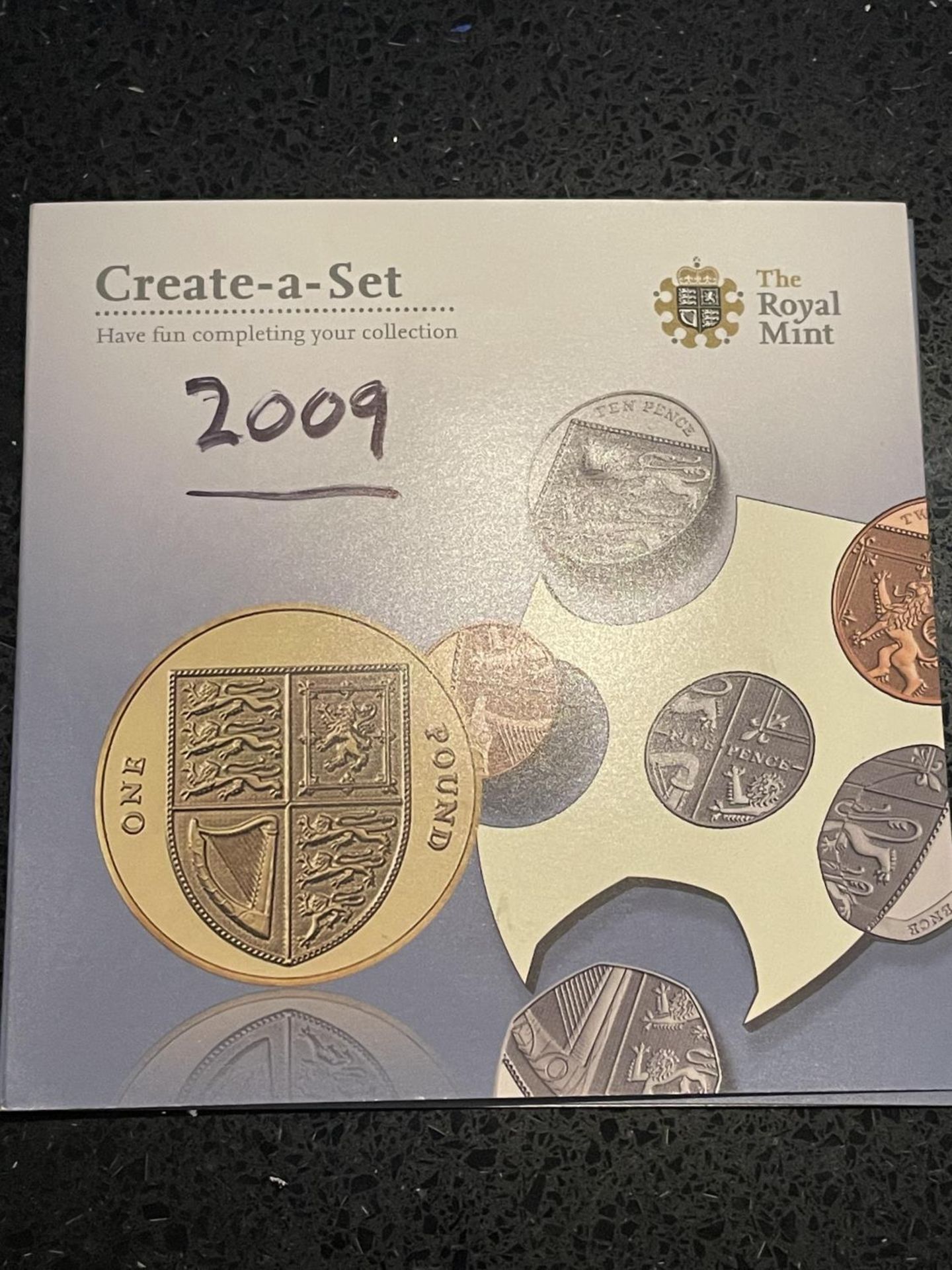 UK , ROYAL MINT , 2009 , COIN SET OF 7 “CREATE A SET” . PRISTINE CONDITION