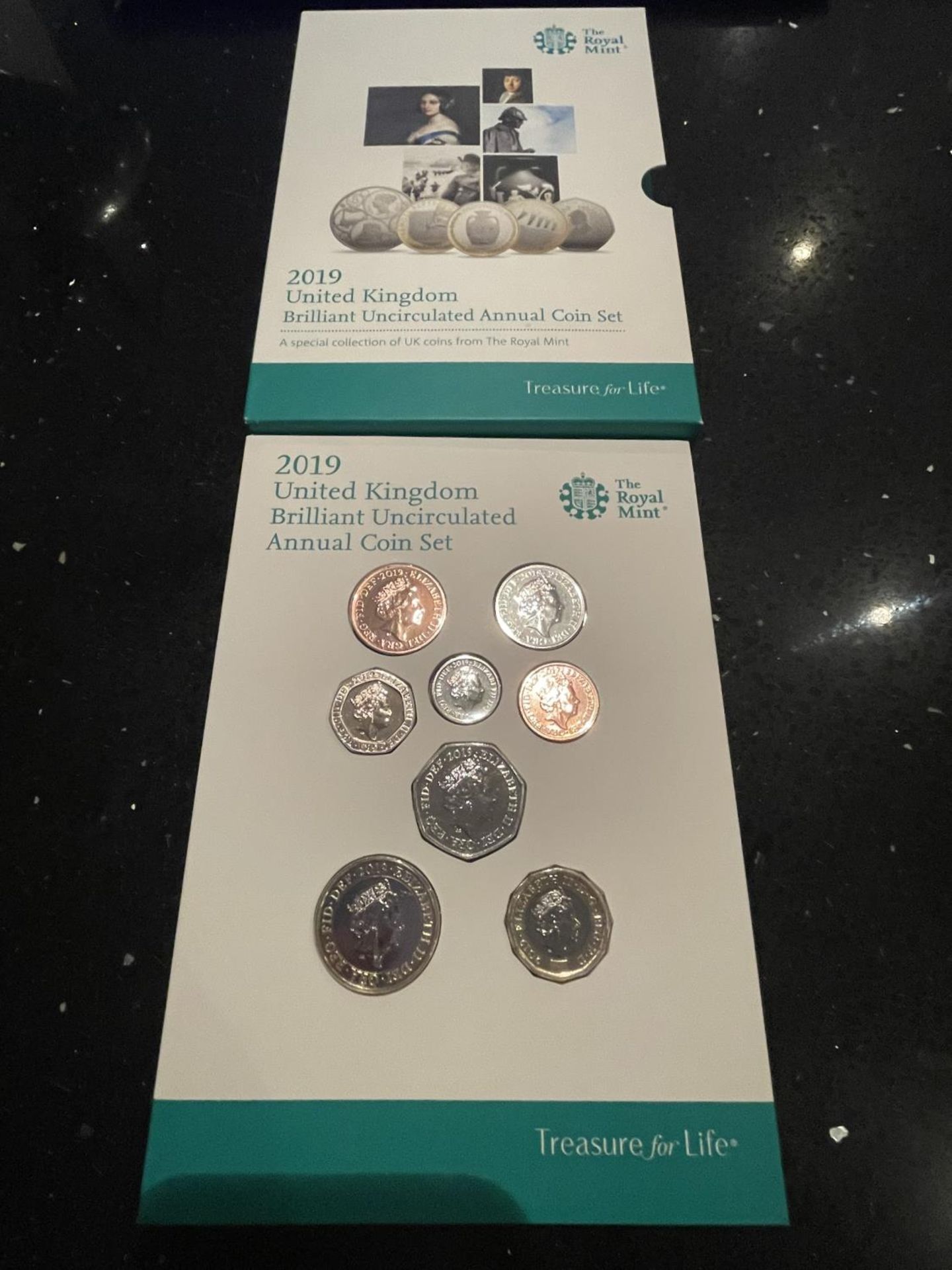 UK , ROYAL MINT , 2019 , ANNUAL COIN SET OF THIRTEEN . PRISTINE CONDITION