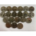 A BAG OF TWENTY 1977 SILVER JUBILEE COINS