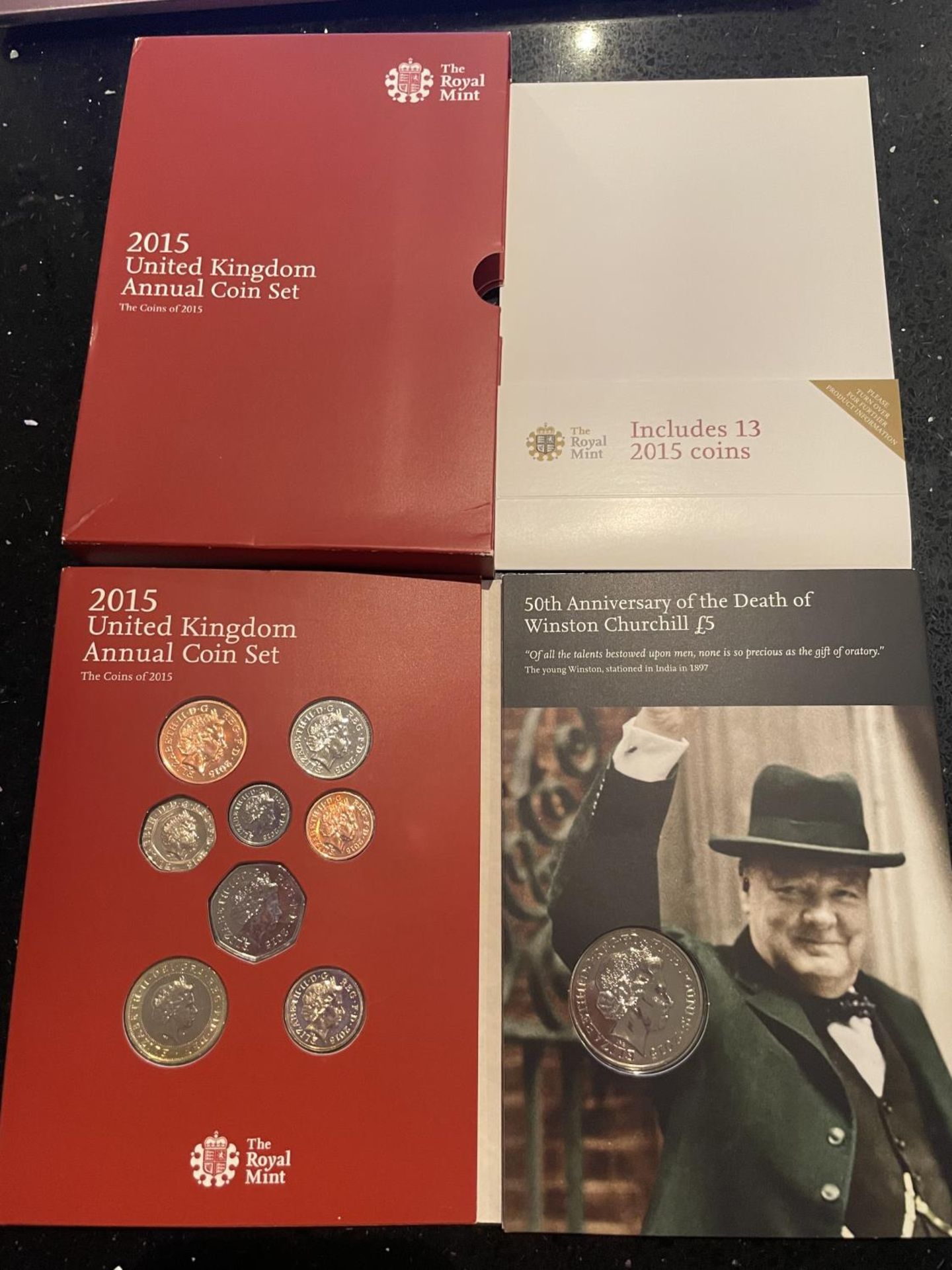 UK , ROYAL MINT , 2015 , ANNUAL COIN SET . PRISTINE CONDITION