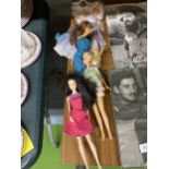 FOUR VINTAGE DOLLS TO INCLUDE BARBIE