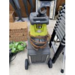 A RYOBI ELECTRIC GARDEN SHREDDER