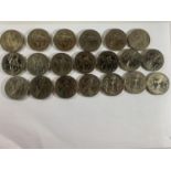 A BAG OF TWENTY 1977 SILVER JUBILEE COINS