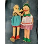 TWO VINTAGE NORAH WELLINGS STYLE DOLLS