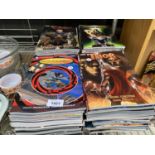 A LARGE ASSORTMENT OF COMICS TO INCLUDE BATMAN AND THOR ETC