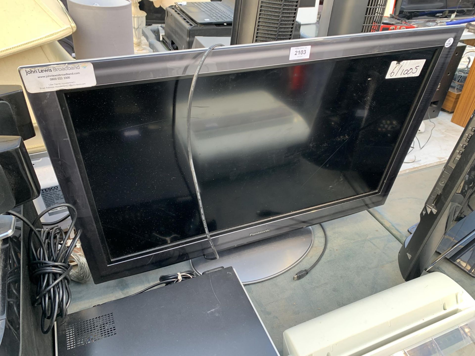 A PANASONIC 32" TELEVISION