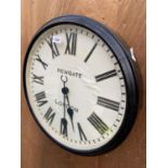 A MODERN NEWGATE LONDON WALL CLOCK