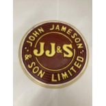 A VINTAGE STYLE CAST JOHN JAMESON AND SON LIMITED SIGN