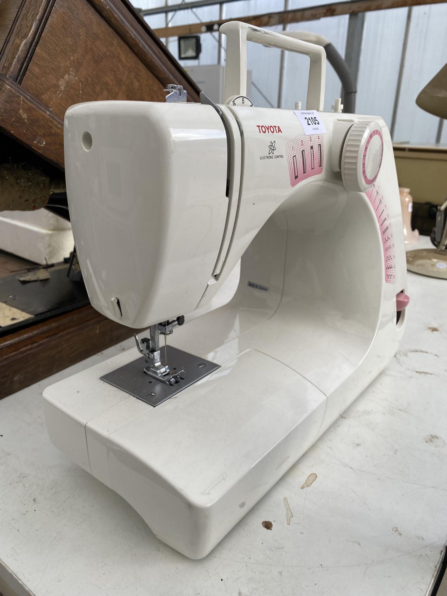 A TOYOTA ELECTRIC SEWING MACHINE - Image 2 of 2