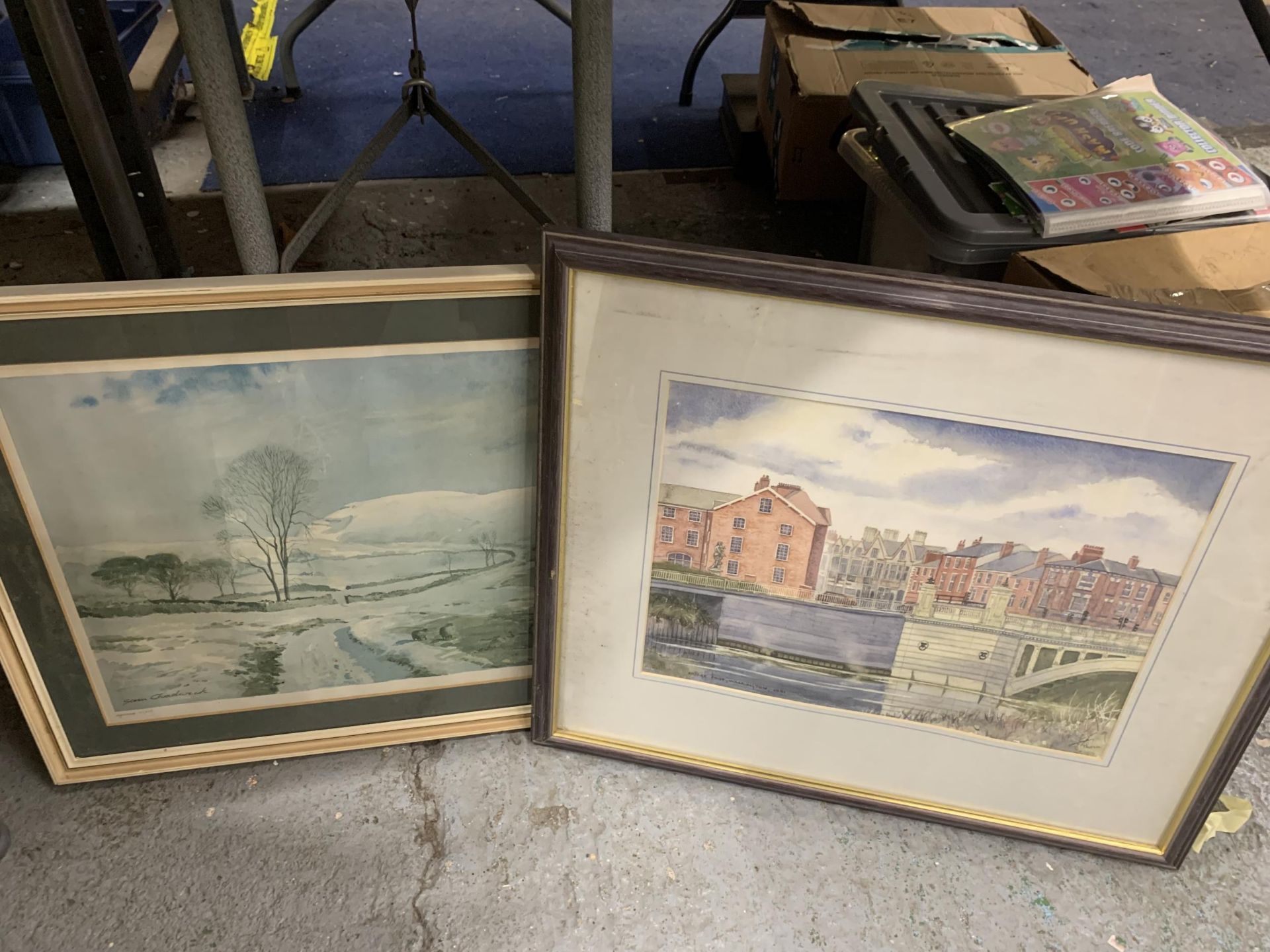 FOUR FRAMED PRINTS OF COUNTRY SCENES - Image 2 of 2