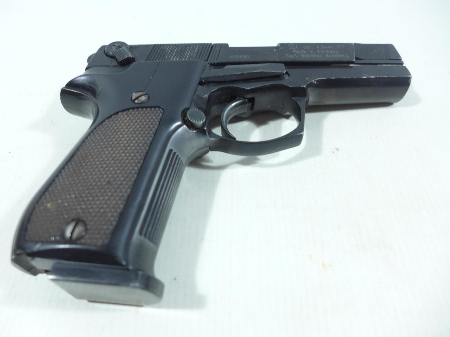 A WALTHER CP88 .177 CALIBRE AIR PISTOL, 10CM BARREL, SERIAL NUMBER A9366982 - Image 2 of 4