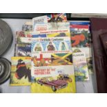 A LARGE QUANTITY OF BROOKE BOND PICTURE TEA CARDS IN ALBUMS TO INCLUDE THE MOTOR CAR, FLAGS,