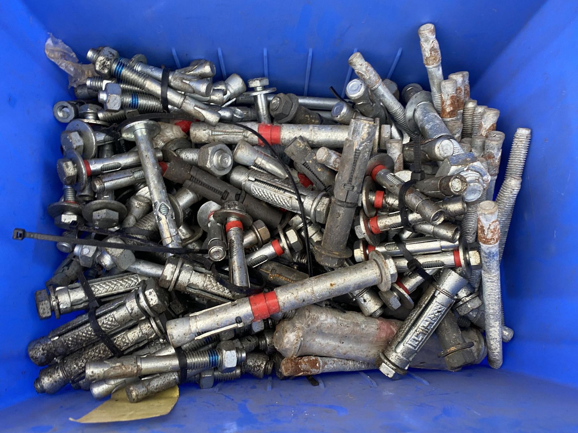 A LARGE ASSORTMENT OF TOOLS AND HARDWARE TO INCLUDE, NUTS AND BOLTS, PLIERS AND RAW BOLTS ETC - Image 2 of 2
