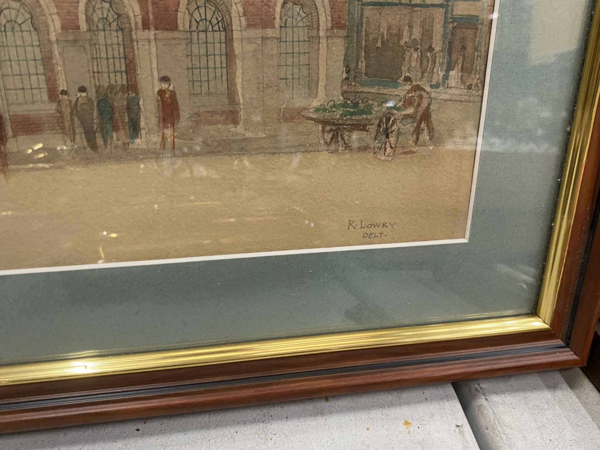 AN R.LOWRY SIGNED WATERCOLOUR OF WILLS & KAULA ARCHITECTS, 55 X 82CM - Image 3 of 3
