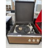 AN ALBA PORTABLE RECORD PLAYER