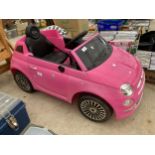 A FIAT 500 CHILDS RIDE ALONG CAR