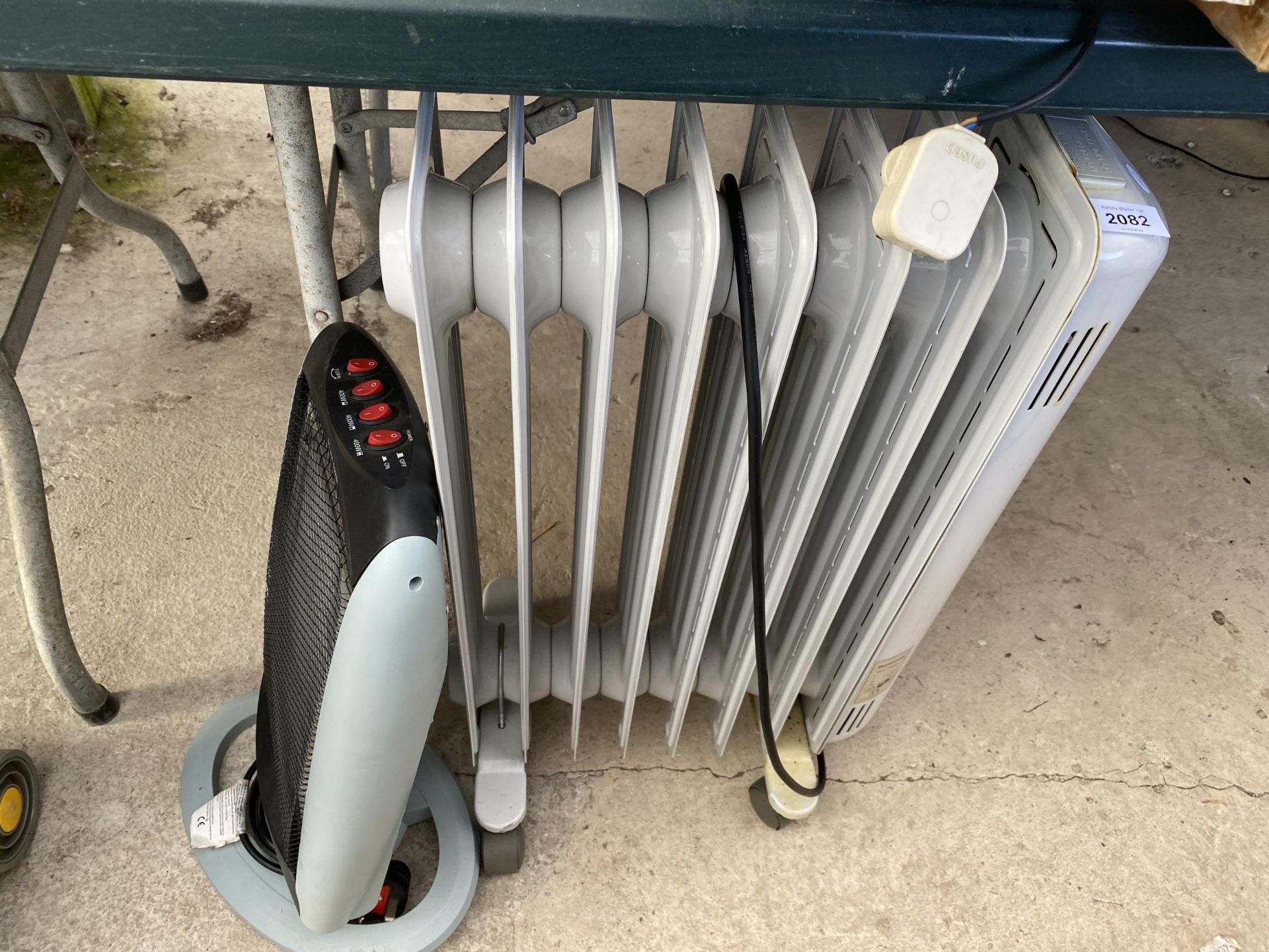 TWO VARIOUS ELECTRIC HEATERS