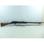 AN OBSOLETE CALIBRE MID 19TH CENTURY MARTINI HENRY ACTION RIFLE, 84.5CM BARREL, TOTAL LENGTH