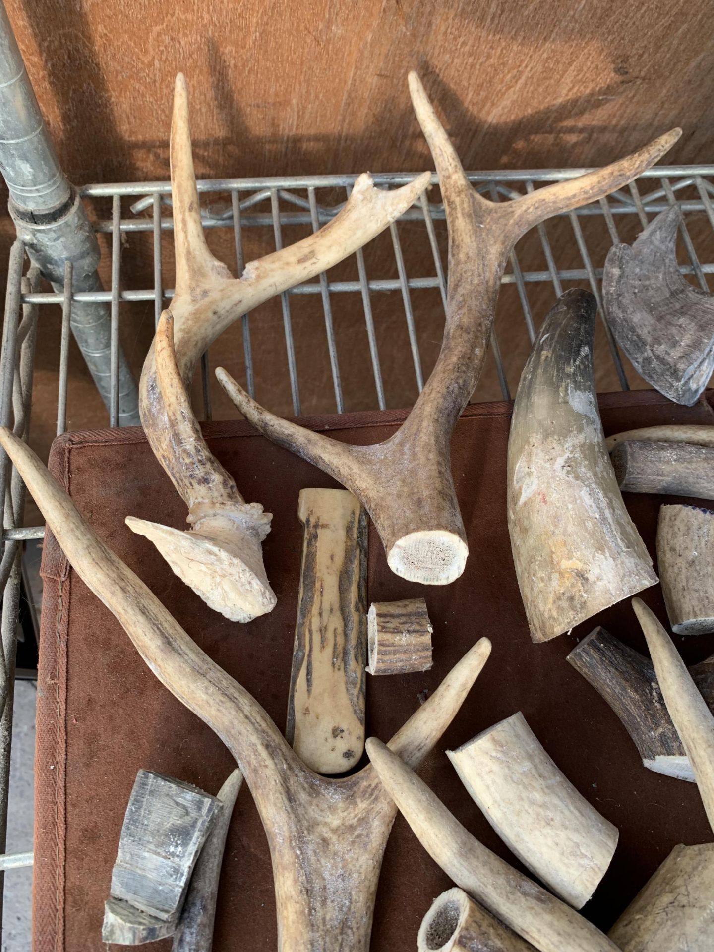 A LARGE ASSORTMENT OF STICK AND WHISTLE MAKING HORN AND ANTLER - Image 2 of 3