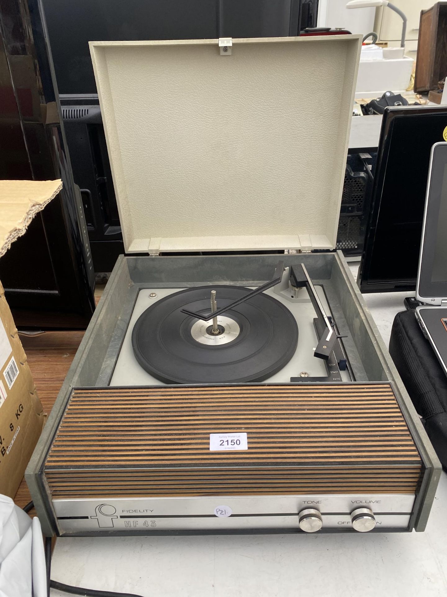 A FIDELITY HF43 RECORD PLAYER