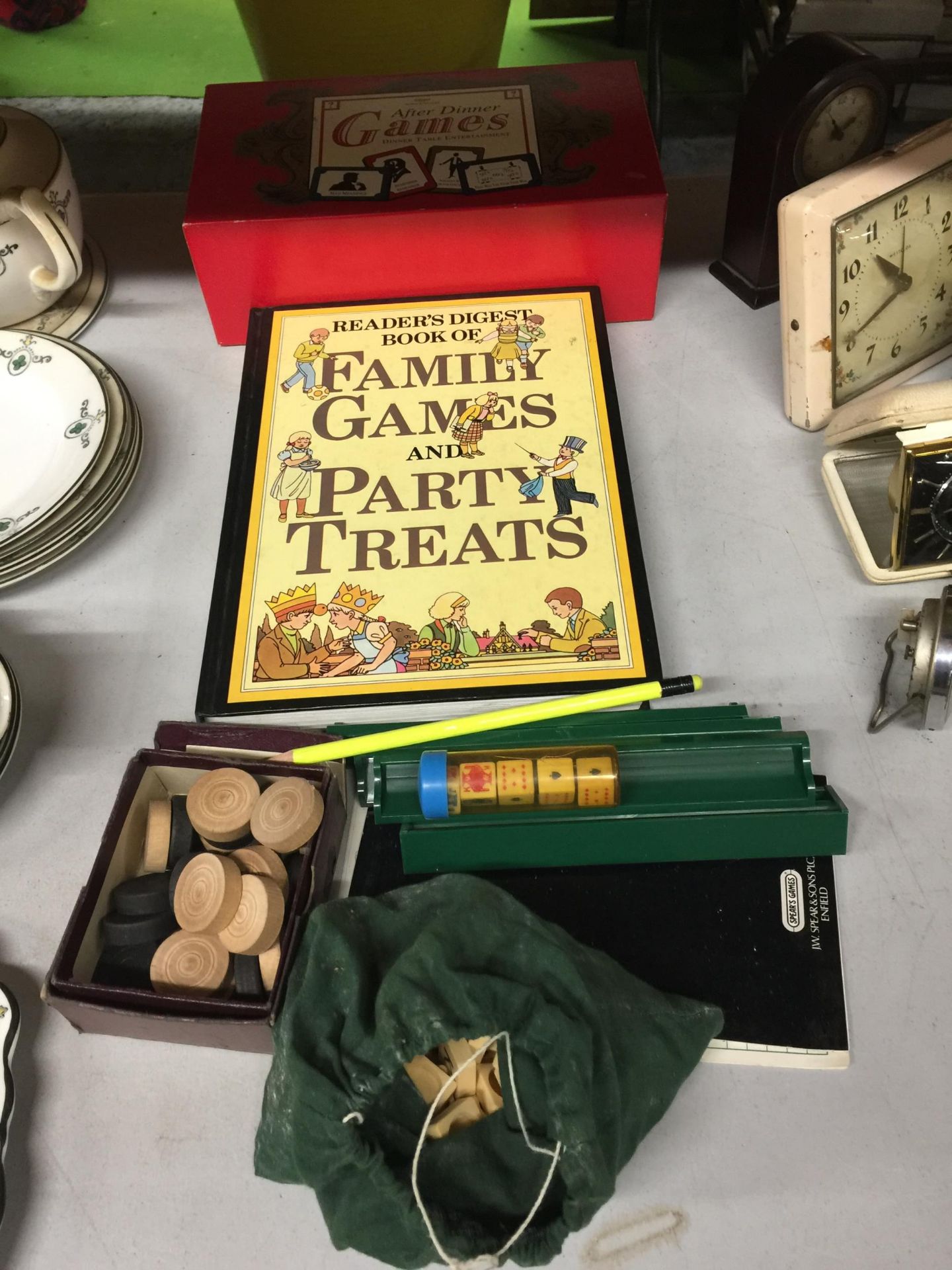 A READER'S DIGEST BOOK OF FAMILY GAMES AND PARTY TREATS TOGETHER WITH GAMES